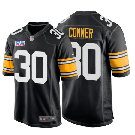 Nike Steelers #30 James Conner Super Bowl XIII 1978 Retro Game NFL Jersey Black