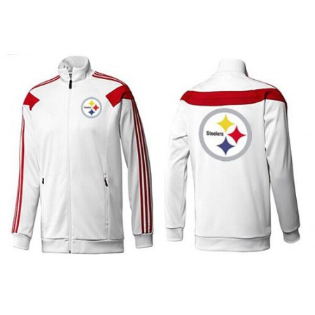 NFL Pittsburgh Steelers Team Logo Jacket White_2