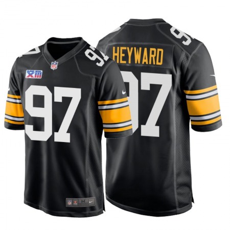 Nike Steelers #97 Cameron Heyward Super Bowl XIII 1978 Retro Game NFL Jersey Black