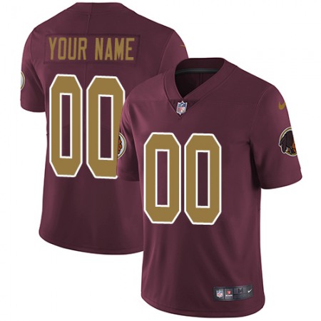 Nike Washington Commanders Customized Burgundy Red Alternate Stitched Vapor Untouchable Limited Men's NFL Jersey