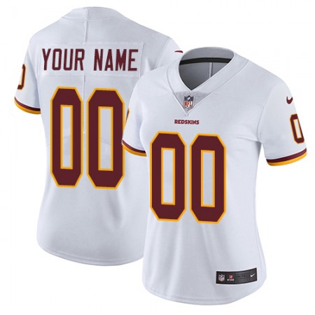 Nike Washington Commanders Customized White Stitched Vapor Untouchable Limited Women's NFL Jersey