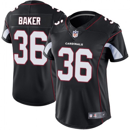 Nike Cardinals #36 Budda Baker Black Alternate Women's Stitched NFL Vapor Untouchable Limited Jersey