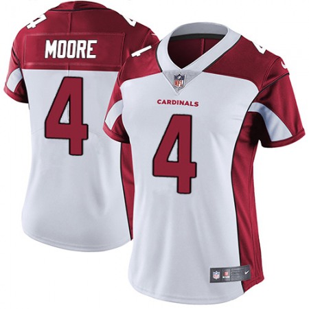 Nike Cardinals #4 Rondale Moore White Women's Stitched NFL Vapor Untouchable Limited Jersey