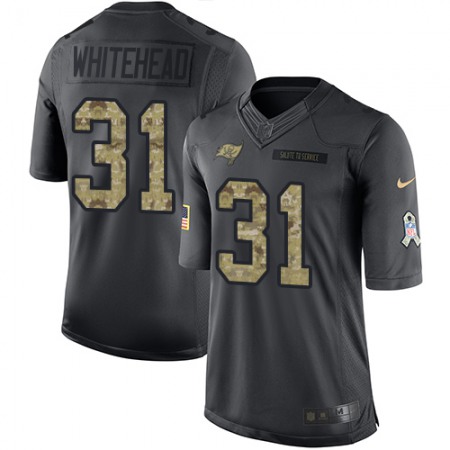 Nike Buccaneers #31 Jordan Whitehead Black Youth Stitched NFL Limited 2016 Salute to Service Jersey