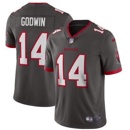 Tampa Bay Buccaneers #14 Chris Godwin Youth Nike Pewter Alternate Vapor Limited Jersey