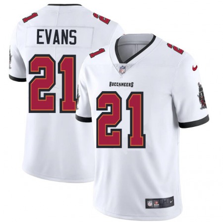 Tampa Bay Buccaneers #21 Justin Evans Youth Nike White Vapor Limited Jersey