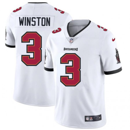 Tampa Bay Buccaneers #3 Jameis Winston Youth Nike White Vapor Limited Jersey