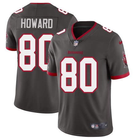 Tampa Bay Buccaneers #80 O.J. Howard Youth Nike Pewter Alternate Vapor Limited Jersey