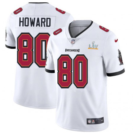 Tampa Bay Buccaneers #80 O. J. Howard Youth Super Bowl LV Bound Nike White Vapor Limited Jersey