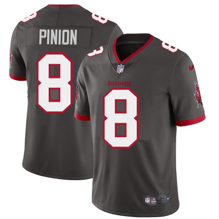 Tampa Bay Buccaneers #8 Bradley Pinion Youth Nike Pewter Alternate Vapor Limited Jersey