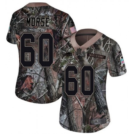 Nike Bills #60 Mitch Morse Camo Women's Stitched NFL Limited Rush Realtree Jersey