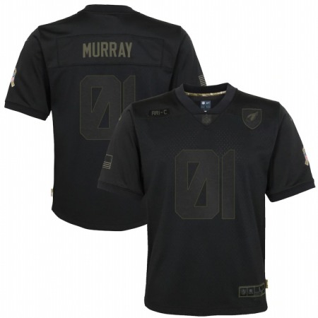 Arizona Cardinals #1 Kyler Murray Nike Youth 2020 Salute to Service Game Jersey Black