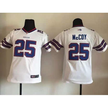 Nike Bills #25 LeSean McCoy White Youth Stitched NFL New Elite Jersey