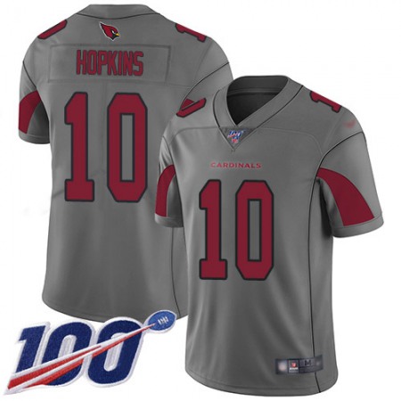 Nike Cardinals #10 DeAndre Hopkins Silver Youth Stitched NFL Limited Inverted Legend 100th Season Jersey