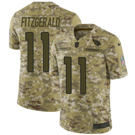 Nike Cardinals #11 Larry Fitzgerald Camo Youth Stitched NFL Limited 2018 Salute to Service Jersey