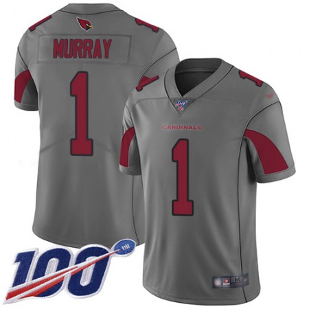 Nike Cardinals #1 Kyler Murray Silver Youth Stitched NFL Limited Inverted Legend 100th Season Jersey