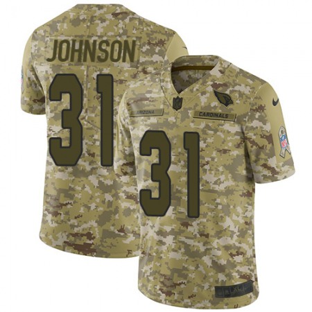 Nike Cardinals #31 David Johnson Camo Youth Stitched NFL Limited 2018 Salute to Service Jersey