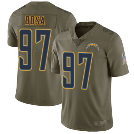 Nike Chargers #97 Joey Bosa Olive Youth Stitched NFL Limited 2017 Salute to Service Jersey