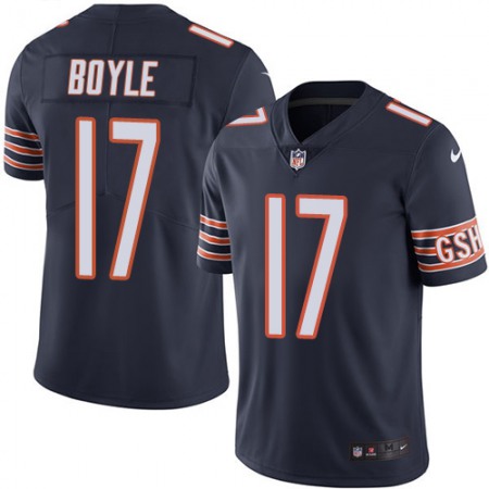 Nike Bears #17 Tim Boyle Navy Blue Team Color Youth Stitched NFL Vapor Untouchable Limited Jersey