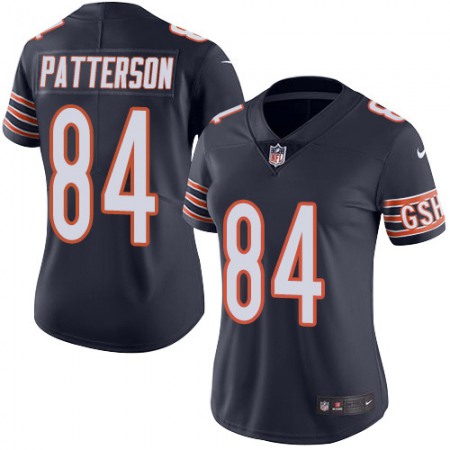 Nike Bears #84 Cordarrelle Patterson Navy Blue Team Color Women's Stitched NFL Vapor Untouchable Limited Jersey