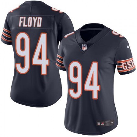 Nike Bears #94 Leonard Floyd Navy Blue Team Color Women's Stitched NFL Vapor Untouchable Limited Jersey