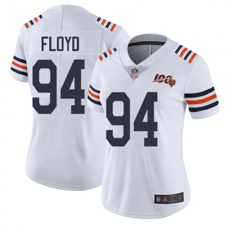 Nike Bears #94 Leonard Floyd White Alternate Women's Stitched NFL Vapor Untouchable Limited 100th Season Jersey