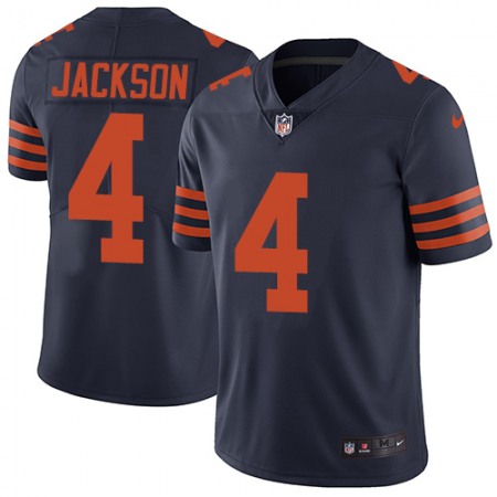 Nike Bears #4 Eddie Jackson Navy Blue Alternate Youth Stitched NFL Vapor Untouchable Limited Jersey