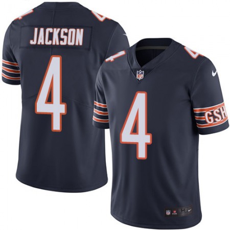 Nike Bears #4 Eddie Jackson Navy Blue Team Color Youth Stitched NFL Vapor Untouchable Limited Jersey