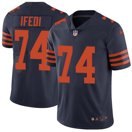 Nike Bears #74 Germain Ifedi Navy Blue Alternate Youth Stitched NFL Vapor Untouchable Limited Jersey