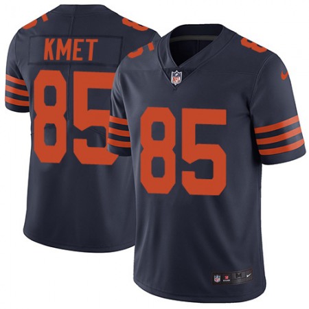 Nike Bears #85 Cole Kmet Navy Blue Alternate Youth Stitched NFL Vapor Untouchable Limited Jersey