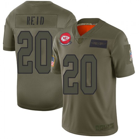 Nike Chiefs #20 Justin Reid Camo Youth Stitched NFL Limited 2019 Salute To Service Jersey