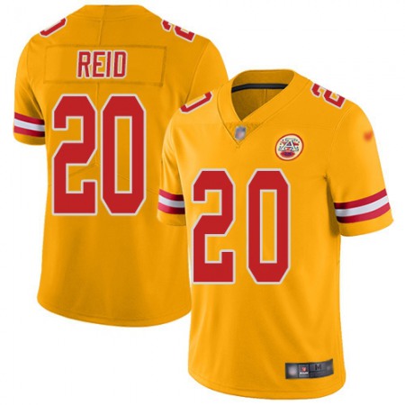 Nike Chiefs #20 Justin Reid Gold Youth Stitched NFL Limited Inverted Legend Jersey