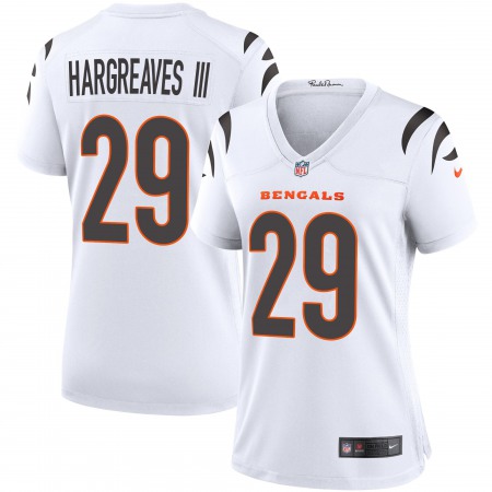 Cincinnati Bengals #29 Vernon Hargreaves III White Nike Women's Game Jersey