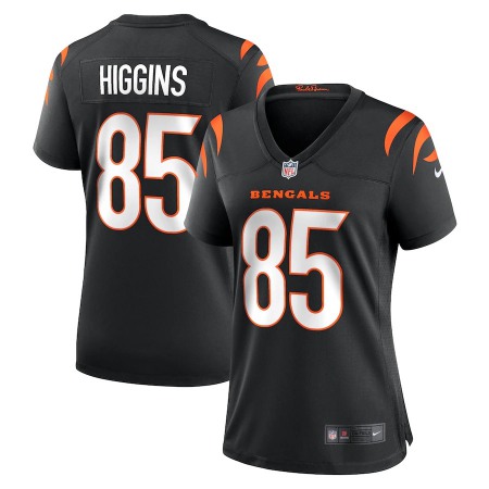 Cincinnati Bengals #85 Tee Higgins Black Nike Women's Game Jersey