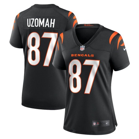 Cincinnati Bengals #87 C.J. Uzomah Black Nike Women's Game Jersey