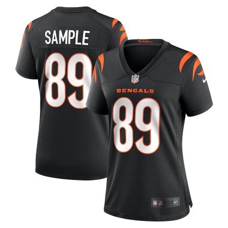 Cincinnati Bengals #89 Drew Sample Black Nike Women's Game Jersey