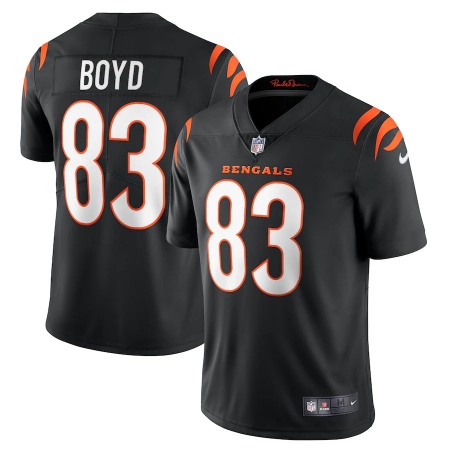 Cincinnati Bengals #83 Tyler Boyd Black Youth Nike Vapor Limited Jersey