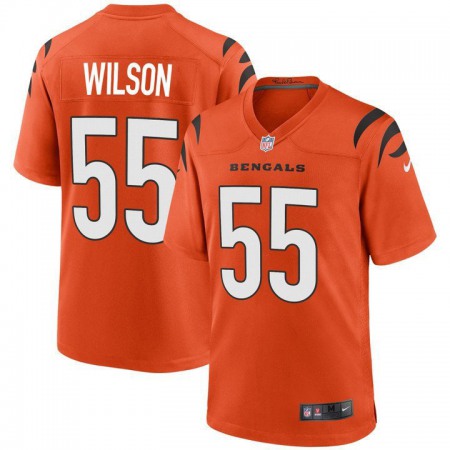 Cincinnati Bengals ##55 Logan Wilson Orange Youth Nike Alternate Game Jersey