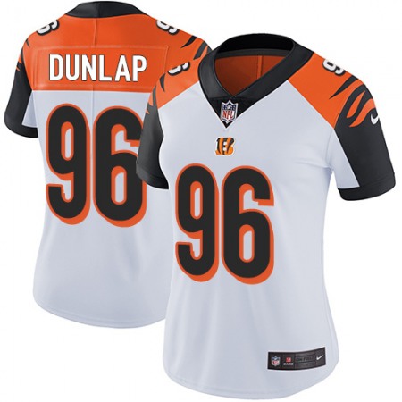 Nike Bengals #96 Carlos Dunlap White Women's Stitched NFL Vapor Untouchable Limited Jersey