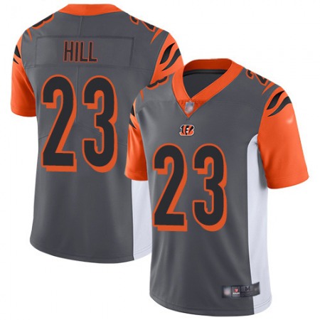 Nike Bengals #23 Daxton Hill Silver Youth Stitched NFL Limited Inverted Legend Jersey