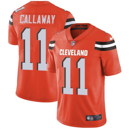 Nike Browns #11 Antonio Callaway Orange Alternate Youth Stitched NFL Vapor Untouchable Limited Jersey