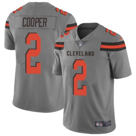 Nike Browns #2 Amari Cooper Gray Youth Stitched NFL Limited Inverted Legend Jersey