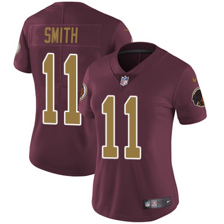 Nike Commanders #11 Alex Smith Burgundy Red Alternate Women's Stitched NFL Vapor Untouchable Limited Jersey