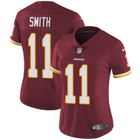 Nike Commanders #11 Alex Smith Burgundy Red Team Color Women's Stitched NFL Vapor Untouchable Limited Jersey