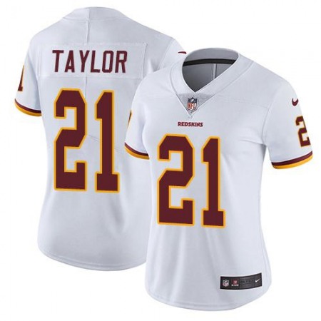 Nike Commanders #21 Sean Taylor White Women's Stitched NFL Vapor Untouchable Limited Jersey