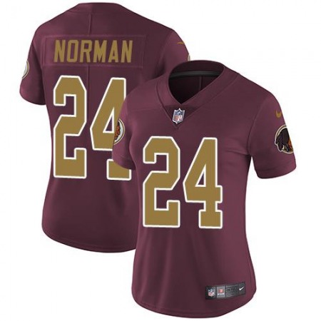 Nike Commanders #24 Josh Norman Burgundy Red Alternate Women's Stitched NFL Vapor Untouchable Limited Jersey