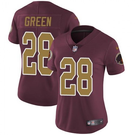 Nike Commanders #28 Darrell Green Burgundy Red Alternate Women's Stitched NFL Vapor Untouchable Limited Jersey