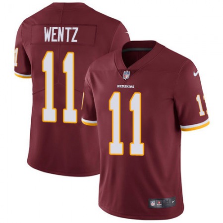 Nike Commanders #11 Carson Wentz Burgundy Red Team Color Youth Stitched NFL Vapor Untouchable Limited Jersey