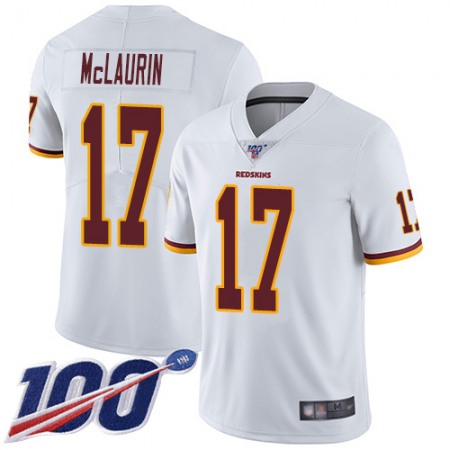 Nike Commanders #17 Terry McLaurin White Youth Stitched NFL 100th Season Vapor Limited Jersey