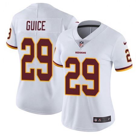 Nike Commanders #29 Derrius Guice White Women's Stitched NFL Vapor Untouchable Limited Jersey